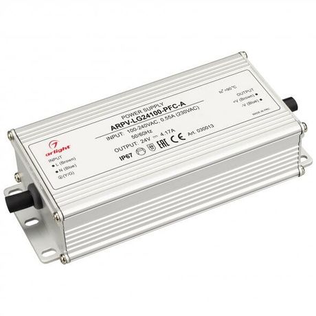 Блок питания ARPV-LG24100-PFC-A (24V, 4.17A, 100W) (ARL, IP67 Металл, 5 лет) - 030013 Arlight