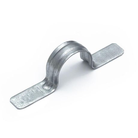 Скоба металлическая двухлапковая СМД d25-26 мм для монтажного пистолета (без отверстий) (100 шт/уп) | PR13.1989 Промрукав Строитель