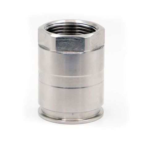 Муфта труба-коробка д.50мм, IP66/IP67, М50х1,5, внутренняя резьба, нержавеющая сталь AISI 303 - 6112-50X ДКС