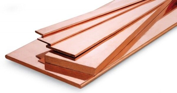 Шина медная твердая М1Т 8х80х4000 мм EKF PROxima | SM-8x80