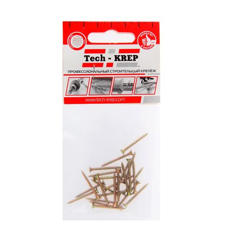 Саморез ШУж 2,5х25 пот. гол. (25 шт) - пакет ( 0,017 кг) | 102470 Tech-KREP