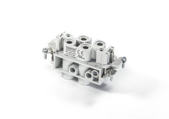 Гнездо 8 полюсов 80А; 4 полюса 16А EMAS EB0812CP00