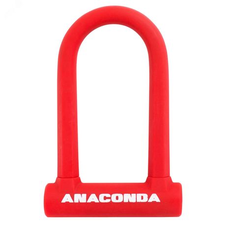 Замок навесной АВАНГАРД ANACONDA Т608 RED силикон с креплением на раму всепогодный - 14852 ПТК