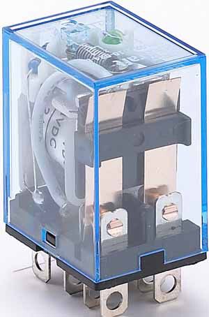 Промежуточное реле 2 конт. с инд. LED 10А 12В AC ПР- | 23202DEK DEKraft APC