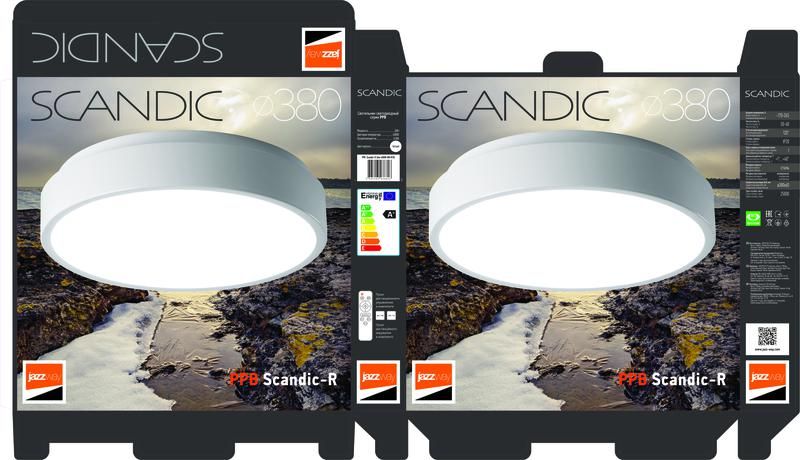 Светильник светодиодный декоративный PPB Scandic-R 36Вт 4000К IP20 настенно-потолочный бытовой WH JazzWay 5036826