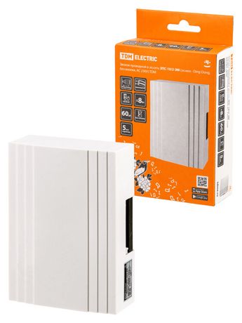 Звонок ЗПС-10/2-ЭМ (пров., в сеть, без кн., эл.мех - Ding-Dong) | SQ1901-0046 TDM