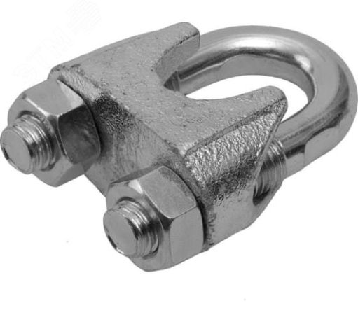 Зажим стальной 25мм DIN741 для троса - 25367 ПАРТНЕР