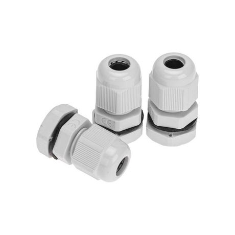 Ввод кабельный PG-7 (3.5-6мм) сер. комплект (уп.3шт) Rexant 07-8007-A3 MEET