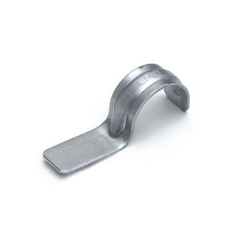 Скоба металлическая однолапковая СМО d19-20 мм для монтажного пистолета (без отверстий) (100шт/1200шт уп/кор) Строитель | PR13.02553