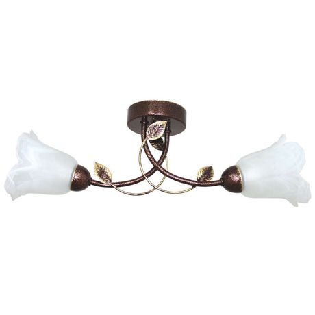 Светильник Мотив 122 медь ант. (Плафон 62333) НСБ 01-2х60-103 Е14 ИУ - 1005403939 Элетех