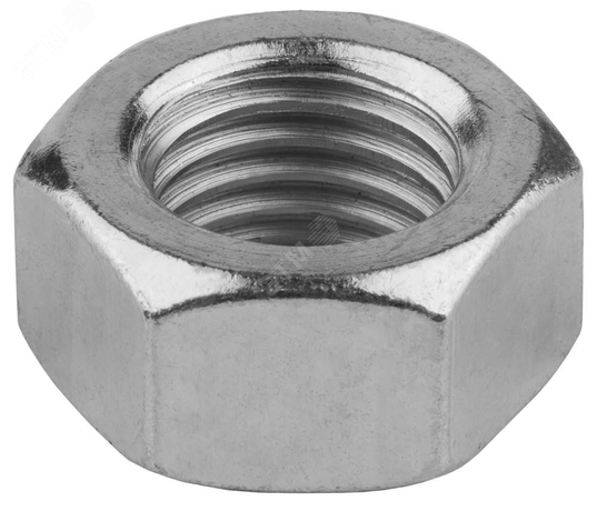 Гайка DIN 934 М8 шестигранная класс прочности 8 покрытие цинк - DIN934-М8-8 Крепдил