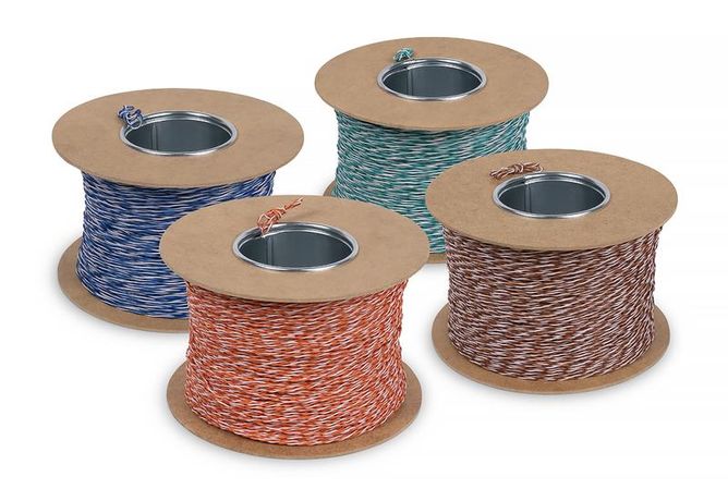 Кабель витая пара UTP-1P-Cat.5e-SOLID-CROSS-500 (Jumper Wire) кроссировочная, неэкранированная U/UTP, категория 5e, 1 (24 AWG), одножильный (solid), без общей внешней оболочки (500 м) - 8430c Cabeus