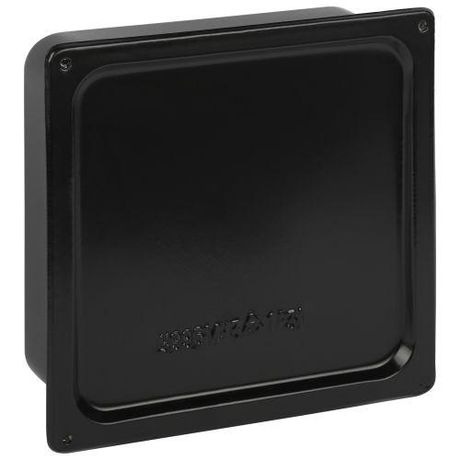 Коробка протяжная Y-996-200-200-80-31 металлическая У-996 без уплотнителя 200х200х80мм черная IP31 | Б0062804 ЭРА