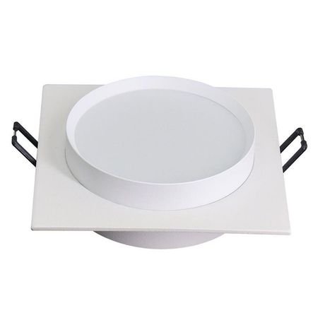 Светильник потолочный встраиваемый, 15W 230V GX53, белый, квадрат, без лампы, DL506 | 51358 FERON