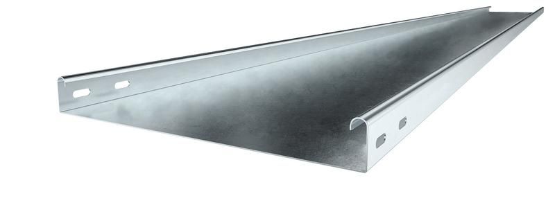 Лоток листовой кабельный LKSU 315 FS RU, 35х150х3000 мм, S=0,7 неперфорированный, сталь, конвейерный цинк - 6077015 OBO Bettermann