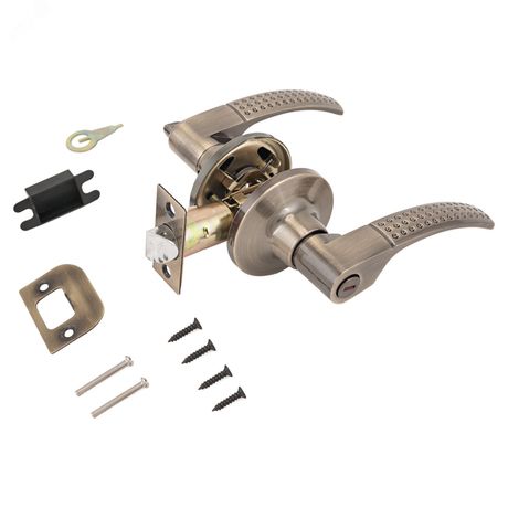 Защёлка СТАНДАРТ 8510 BK AB бронза фикс - 10143 ПТК