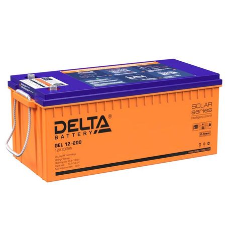 Аккумулятор GEL 12В 200А.ч Delta 12-200