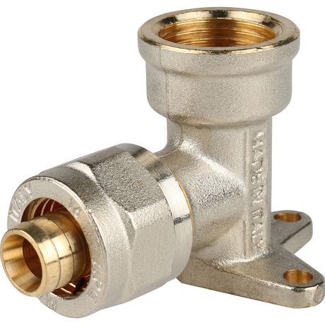 Угольник настенный с креплением 1/2'х16 для металлопластиковых труб винтовой - SFS-0008-001216 STOUT RG008S9DJ6QJDO