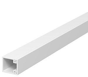 Мини-канал WDK с крышкой 15x15x2000 мм (высота борта 15 мм, крышка мм) ПВХ белый RAL 9010 | 6191002 OBO Bettermann