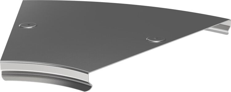 Крышка поворота плавн. 45град тип Г01 ESCA 100мм IEK | CPG01D-0-45-100-08