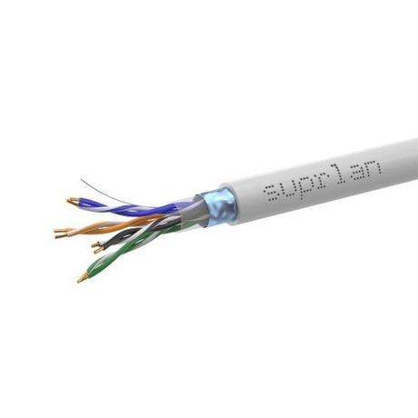 Кабель витая пара F/UTP кат.5E 4х2х24AWG solid Cu PVC In. Median 305м (м) SUPRLAN 01-1033-1 Net.on