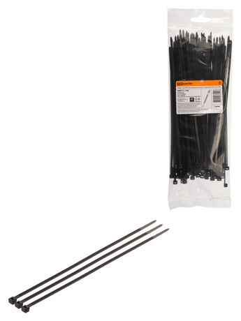 Хомут 3,6х200 мм морозостойкий (черный) (100 шт) | SQ0515-1106 TDM