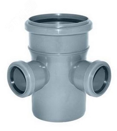 Крестовина двухплоскостная 87.5 град. 110 х 50 - 60155090 Политэк