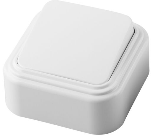 Выключатель наружный одноклавишный, 250В, 6А, IP20, белый, Stekker - 32742 FERON PSW06-21-20