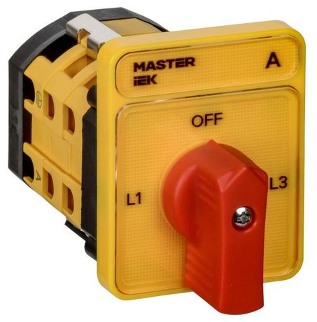 Переключатель кулачковый стандартная рукоятка 10А схема 98 | MI-CS10-010-098 IEK