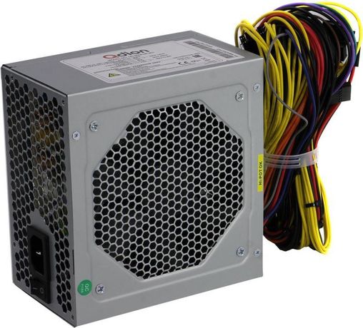 Блок питания QD-600PNR 80+ Power Supply QDION ATX 600Вт 120мм 5xSATA 2xPCI-E APFC FSP 1000557776