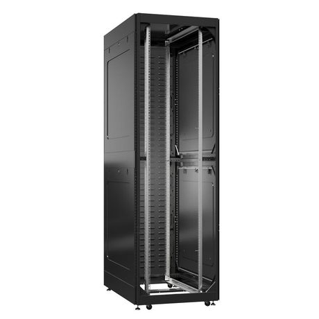 Шкаф серверный 52U 800х1200 передняя дверь: без. задняя протект IP41. боковые панели: глухой металл. цвет: черный RAL9005 - EX 8252.9061 SYSMATRIX