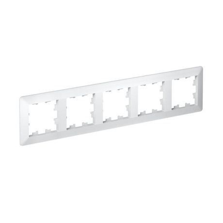 Рамка 5-м AtlasDesign Air бел./дым. бел. SE ATN220105 APC