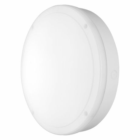 Светильник светодиодный пылевлагозащищенный для ЖКХ ДПО-15Вт 3000K 1400лм IP65 белый 250мм LEDVANCE BULKHEAD | 4058075375161 Osram 4058075647466