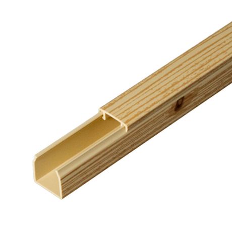 Кабель-канал сосна 2-й замок в п/э 12х12 (120 м/уп) | PR03.0178 Промрукав Строитель