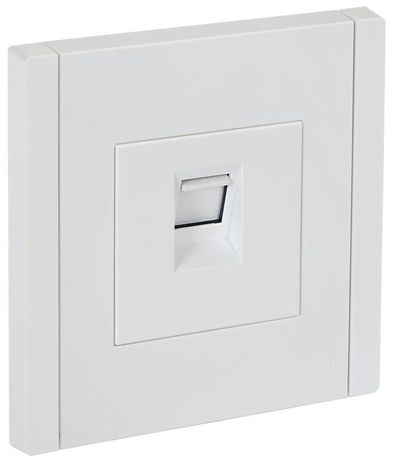 Розетка компьютерная RJ45 кат.5E FORTE&PIANO FP232 бел. IEK FP-K10-1-K01