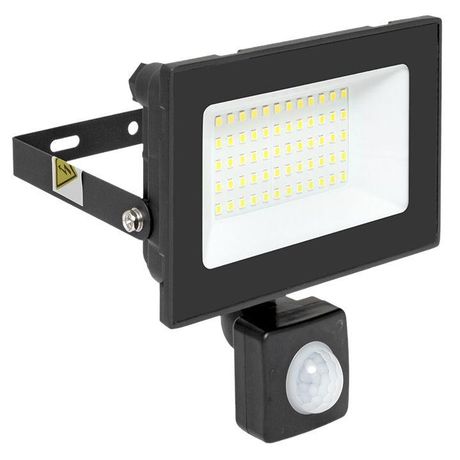 Прожектор светодиодный ДО-50Вт 4000 лм 6500К 230В IP54 с инфракрасным датчиком движения СДО-3004 - FLL-3004-50D-6500 EKF