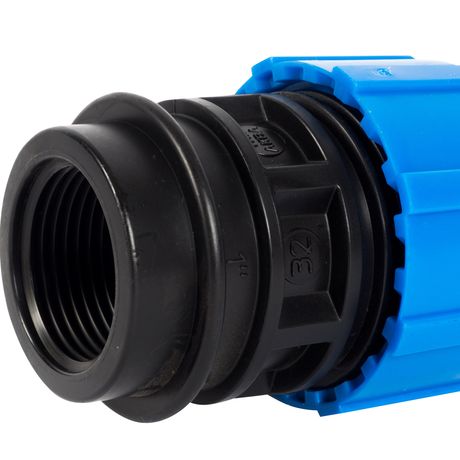 Муфта ПНД компрессионная ВР 32 х 1' - 52003201 Политэк