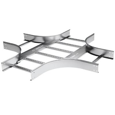 Ответвитель для лестн. лотка Х-образ. 400х100 R-300 DKC LX1304 ДКС