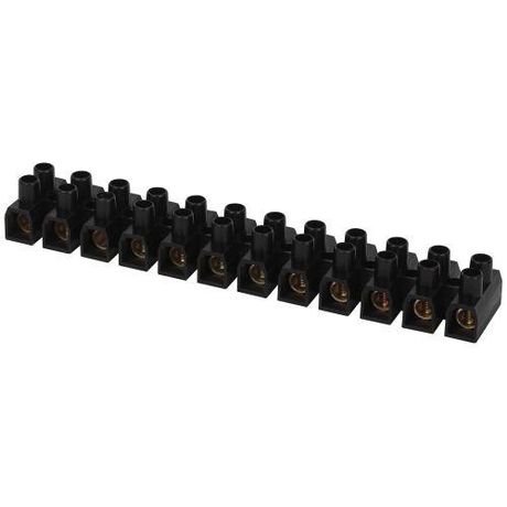 Зажим винтовой NO-225-517 изолированный ЗВИ-нг 80А (6.0-35 мм2) 12 пар чёрный | Б0068053 ЭРА