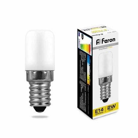 Лампа светодиодная LB-10 (2W) 230V E14 2700K для холодильника | 25295 FERON