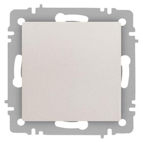 Переключатель Intro Accent 6-103-06 , 10А-250В, IP20, СУ, AL/CU, перламутр | Б0063432 ЭРА