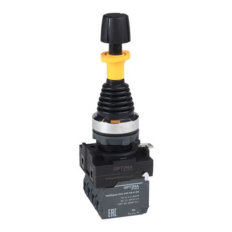 Джойстик OptiSignal D22 C5-J4B-240 пластик. 4 положения 4НО без фиксации с блокировкой КЭАЗ 380114 КЭАЗ арт. 380114