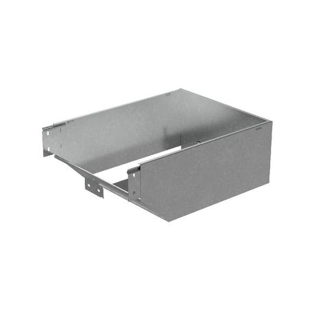 Угол вертикальный внешний L 100х400 мм с разворотом трассы на 90 гр. ПЛЮС HD85 - PL18474 КМ-Профиль