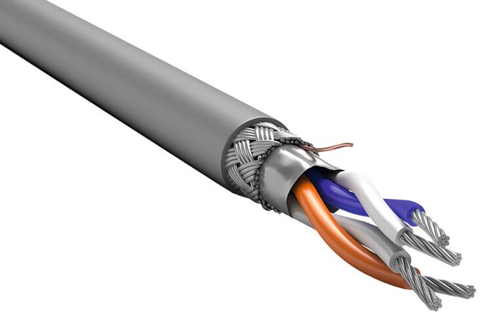 Кабель интерфейсный ITK RS-485 1х2х0.78 нг(А)-LS серый (200м) - RC3-RS485-01-SF-4101 IEK