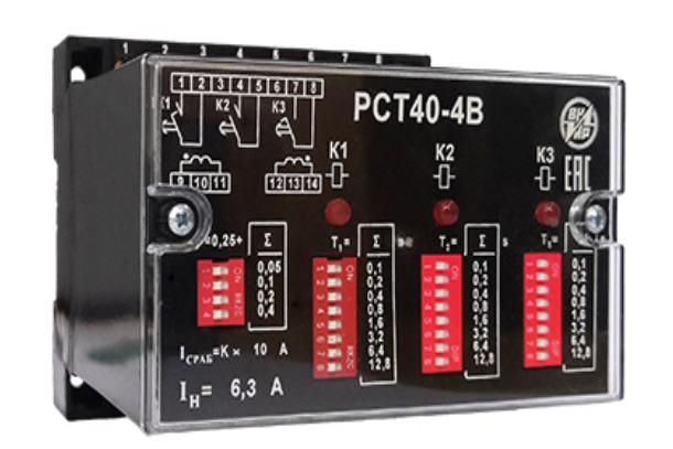 Реле тока РСТ-40-4В/2 зад. прис. ВНИИР A8120-77940778
