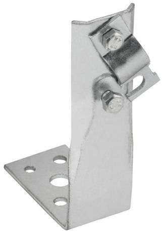 Держатель проводника круглого 6-10мм винтовой угловой h=150мм оцинкованная сталь IEK - ZDP87-11-1-16-150