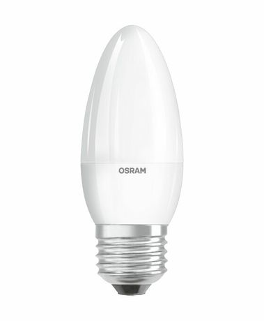 Лампа светодиодная LED Star Classic B 60 6.5W/840 6.5Вт свеча матовая 4000К нейтр. бел. E27 550лм 220-240В пластик. OSRAM 4058075134201