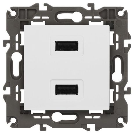 Розетка USB Elegance 14-4110-01, 5В, 2100мА Made In China (Энергия света) арт. Б0034358
