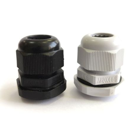 Сальник MG 12 пластик (3-6,5 мм) IP68 черный | zeta30870 ГОФРОМАТИК ЗЭТА