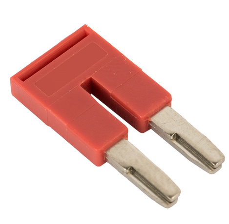 Перемычка втычная для JXB-ST-push-in 6 2PIN (100 шт.) PROxima| plc-per-st-2PIN-6 | EKF